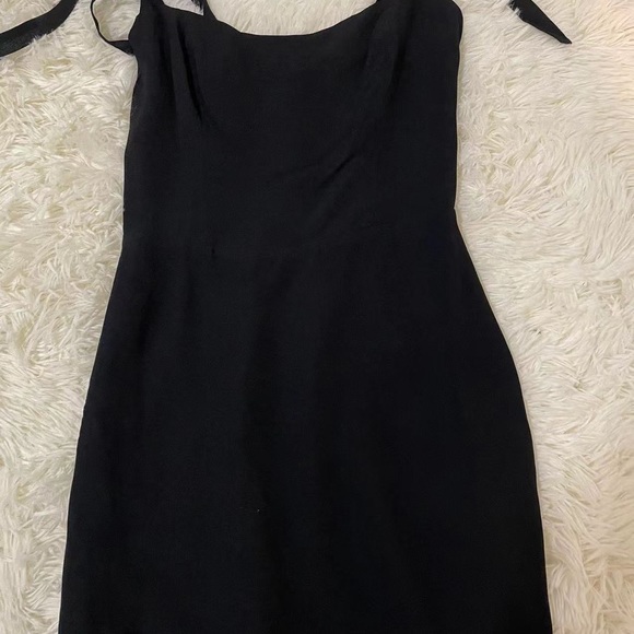 Reformation Besse Dress Black - Picture 6 of 6